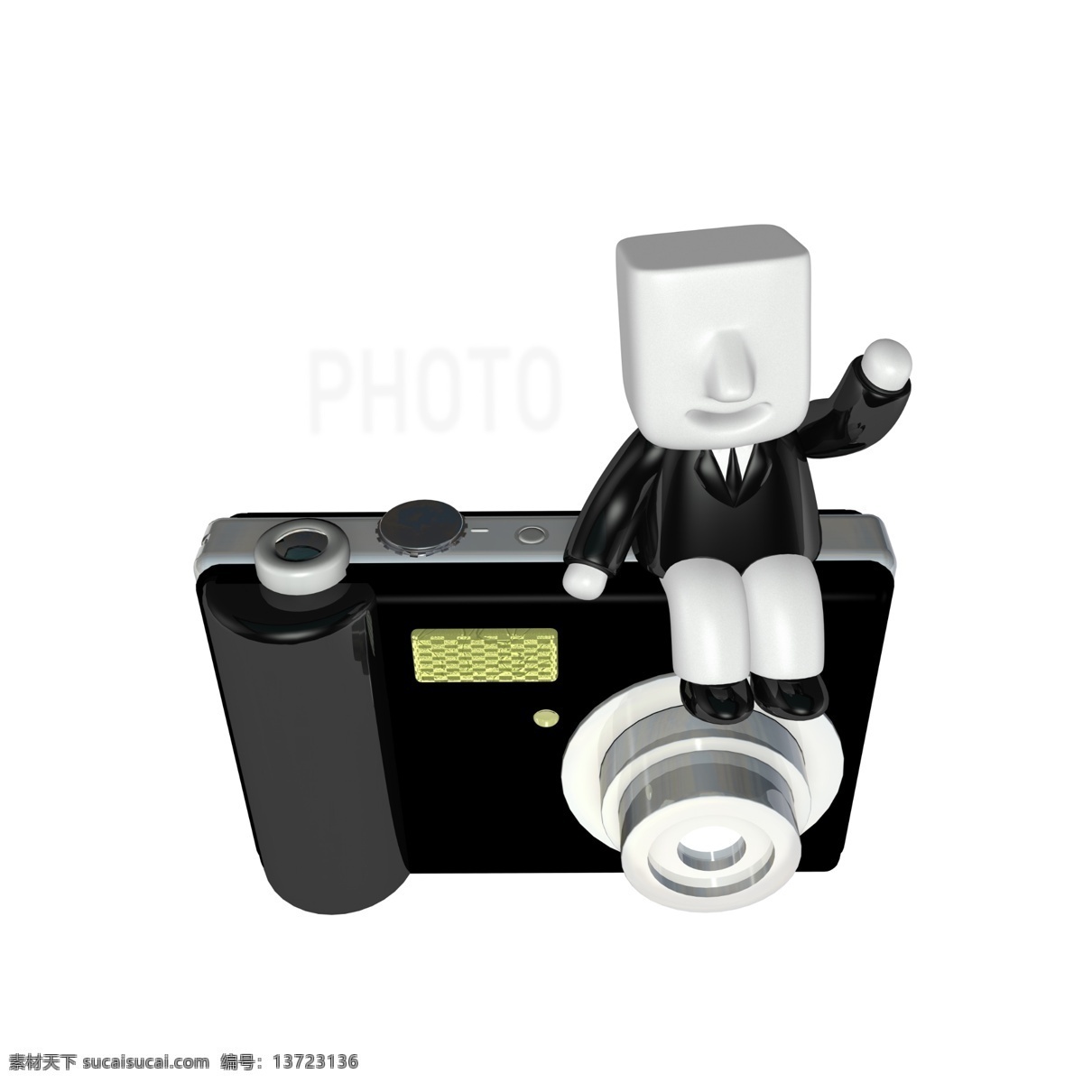 3d小人 分层 源文件 照相机 3d 小人 模板下载 傻瓜相机 psd源文件