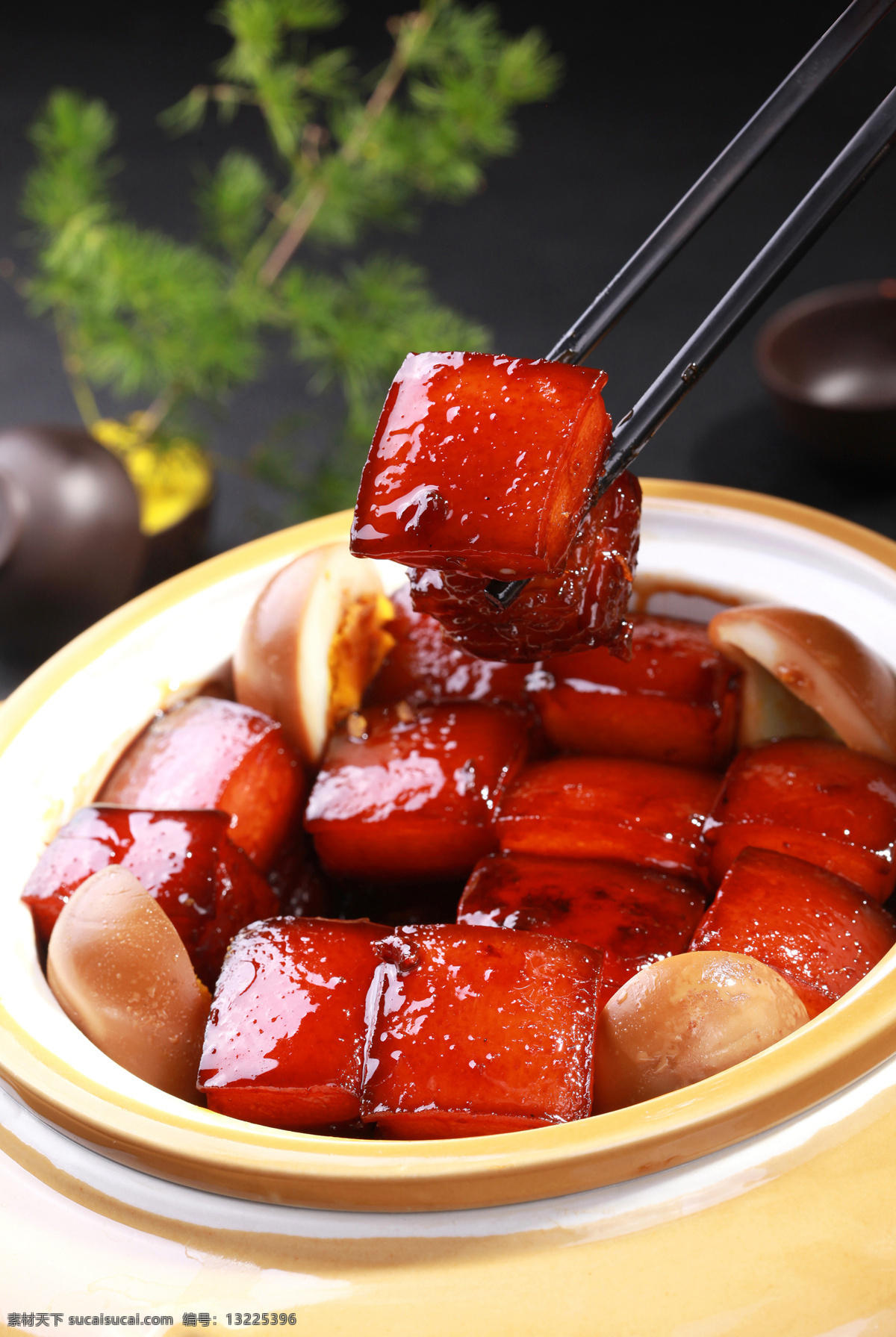 坛子红烧肉 美食 传统美食 餐饮美食 高清菜谱用图