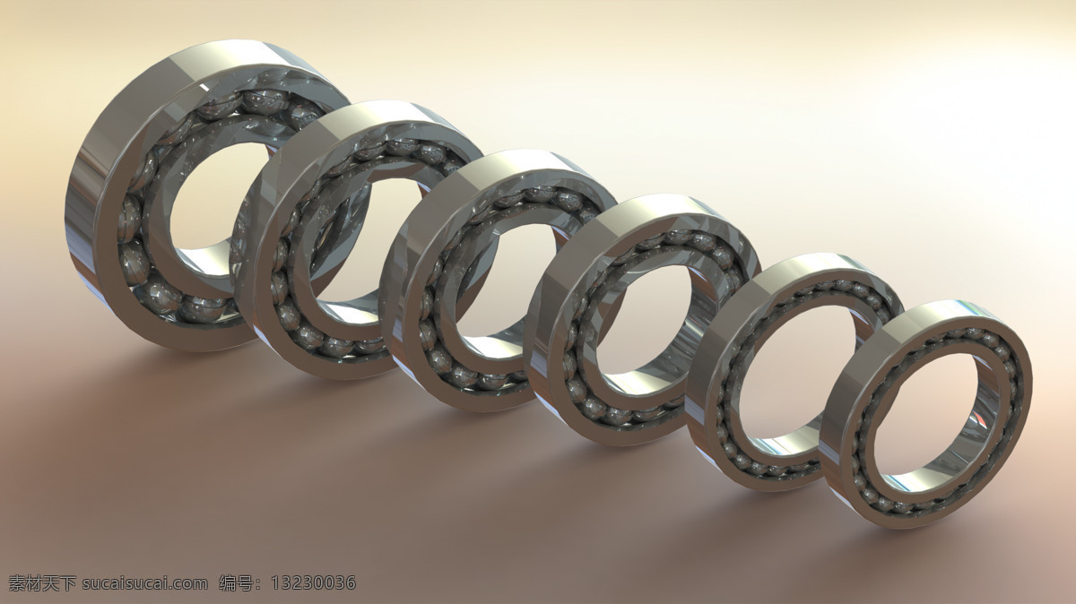 轴承免费下载 机器 机械 轴承 solidworks 轴 skf 3d模型素材 建筑模型