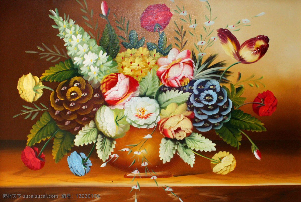 花朵 花卉画 花木 花瓶 绘画书法 美术 文化艺术 静物 鲜花 设计素材 模板下载 静物鲜花 油画 装饰画 油画艺术 油画作品56 装饰素材
