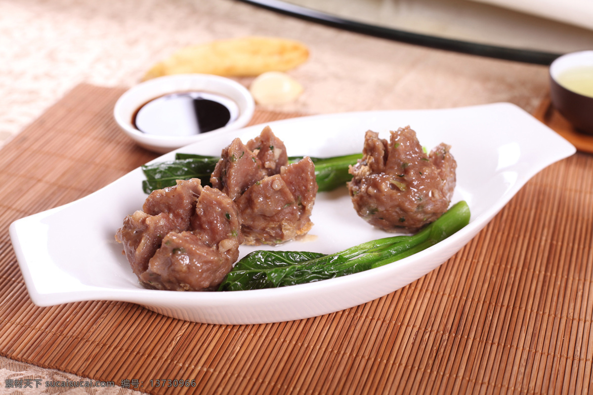白灼牛肉球 早茶 牛肉球 白灼牛肉丸 牛肉丸 肉丸 餐饮美食 传统美食