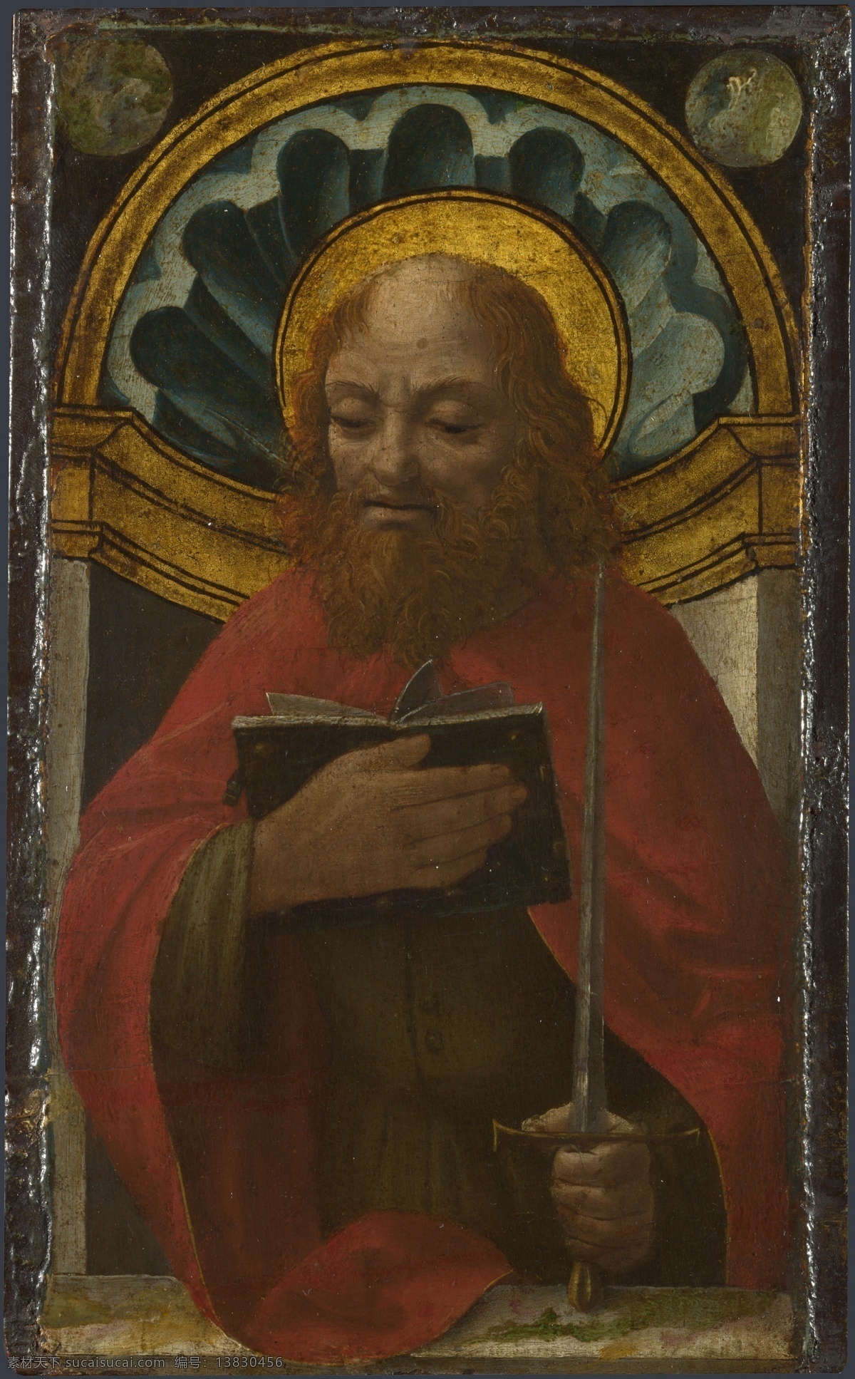 paul 高清 西方 古典 人物 宗教 神话 巴洛克艺术 油画 装饰画 saint sforzesca pala of master the 装饰素材