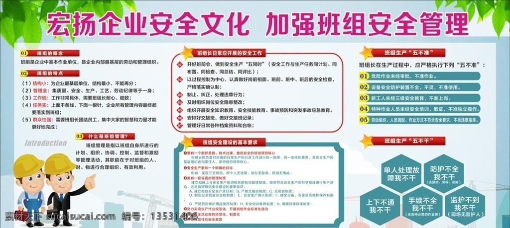班组管理展板 班组管理 展板 施工班组管理 海报 安全管理