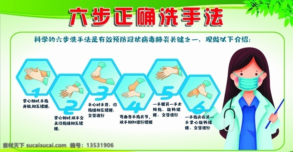 六 步 正确 洗手 法 六步洗手法 疫情 医生 肺炎 武汉 病毒 新型肺炎 2019 ncov 新型冠状病毒 冠状病毒 新型病毒 2020 宣传图 宣传栏 宣传画 预防 武汉加油 加油武汉 呼吸综合征 呼吸道 sars 中东