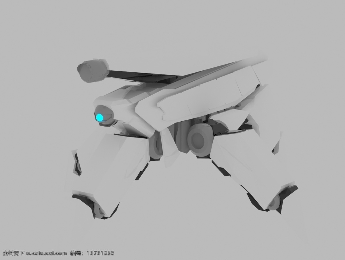机器人 3d 模板 配件 建模 vr 机甲 vr灯光