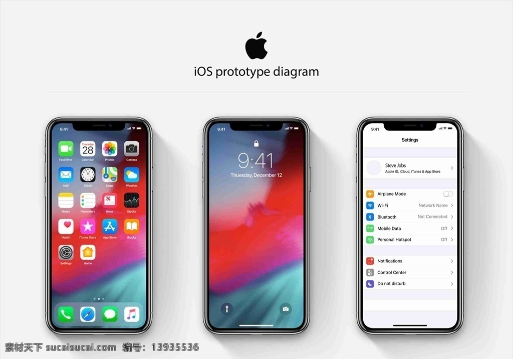 苹果样机图 苹果 样机图 iphone iphonex ios 标志图标 其他图标