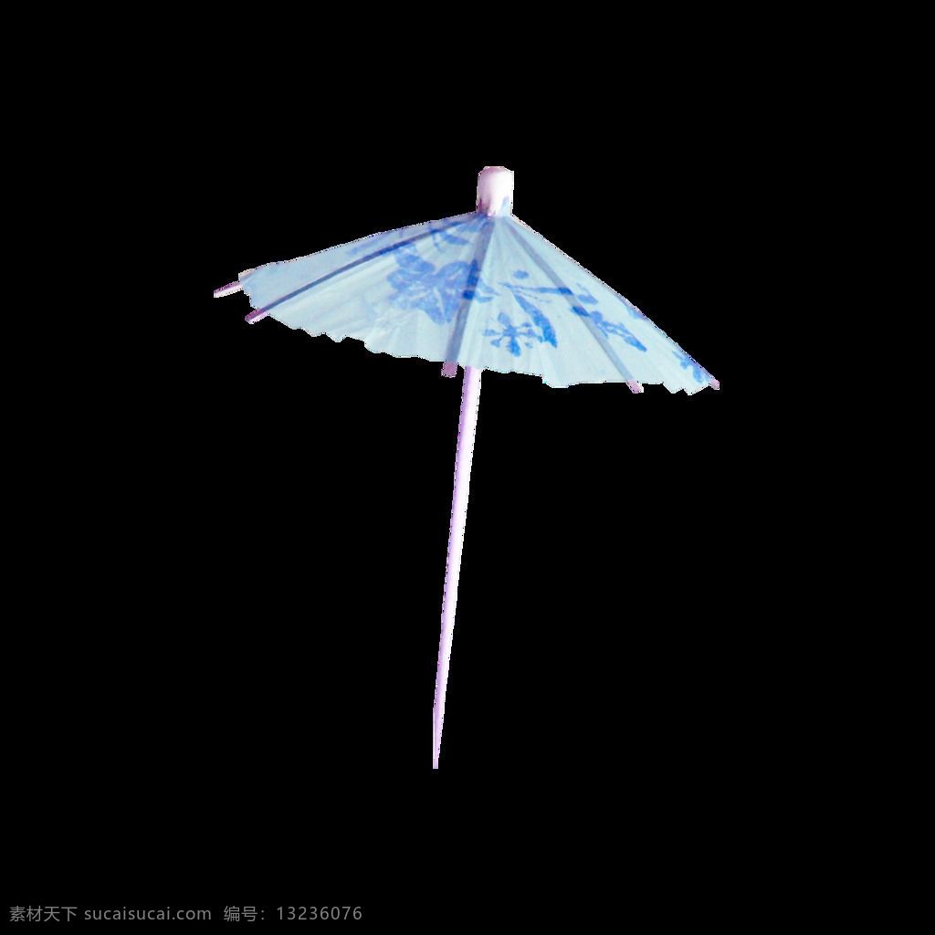 水墨 蓝色 雨伞 元素 手绘 油纸伞 蓝色水墨 水墨风景画