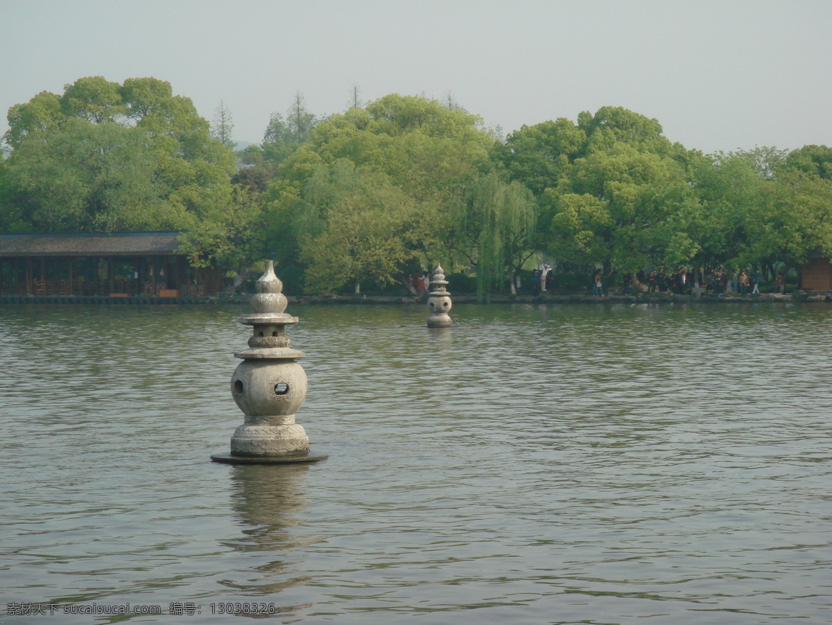 三潭映月 西湖 绿树 湖 美景 风景 杭州 旅游图库 国内旅游 旅游摄影