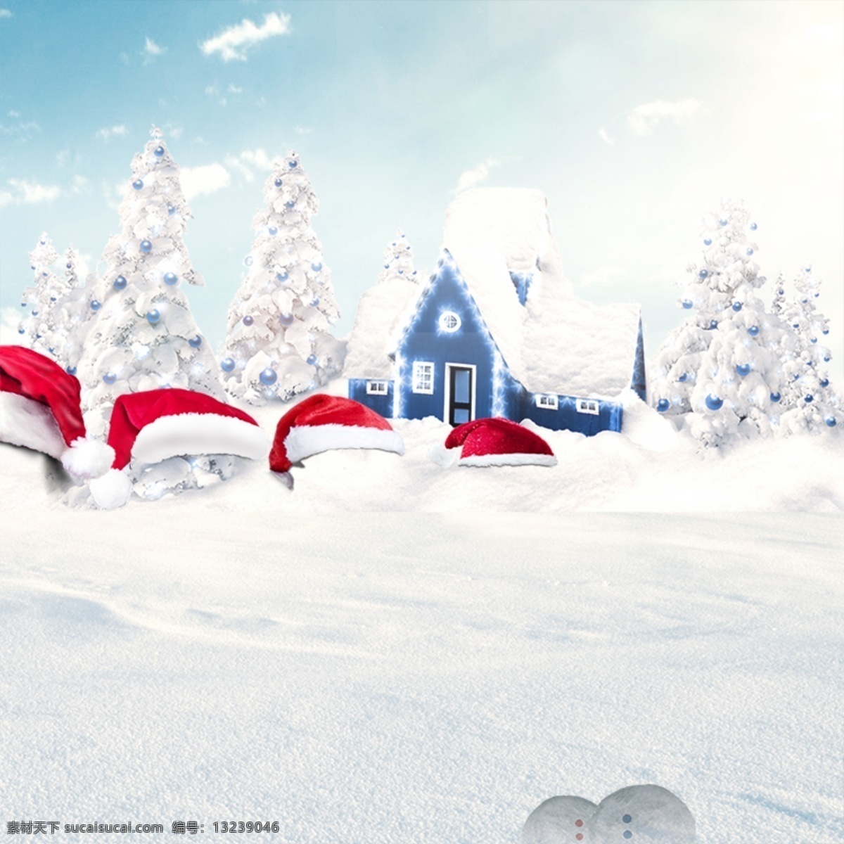 冬天唯美背景 背景 美丽的 蓝色的 平静的 圣诞节 云冷 雪花 冷冻 新鲜 霜冰 冷的 山风 景光 早晨