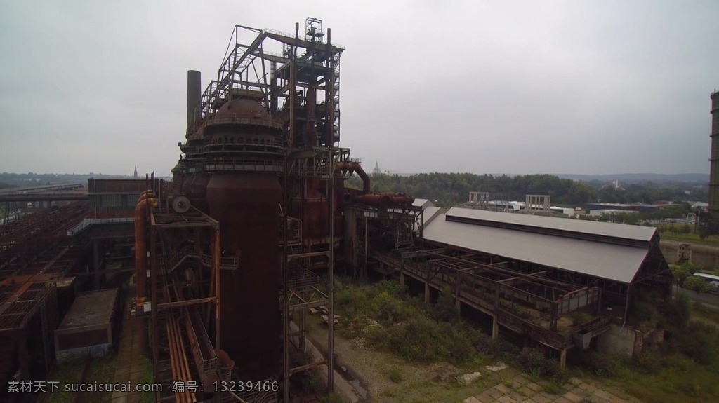 大型 工厂 建筑 视频 金属建筑 金属 工厂视频 工厂建筑视频 实拍视频 视频素材