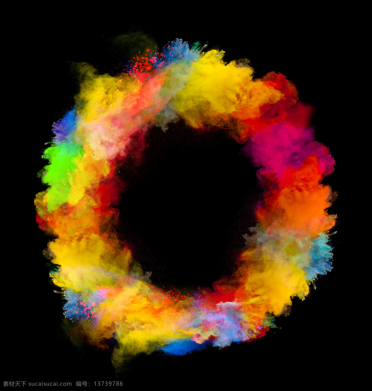 彩色 墨迹 圆圈 云状 油漆 水彩 颜料 其他类别 生活百科