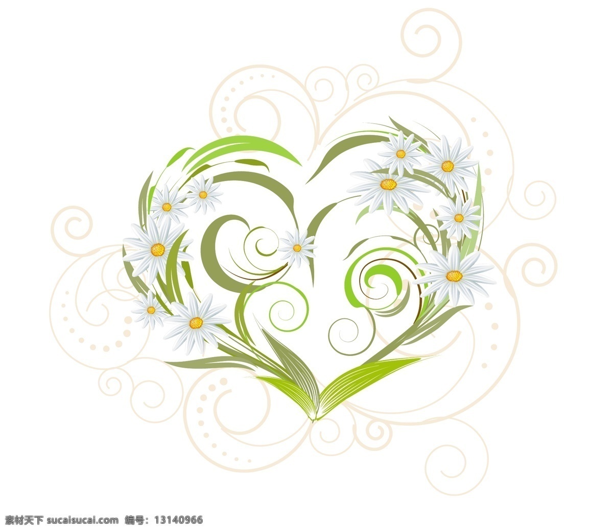 款 花纹 心形 底纹 背景 花边 花束 情人节 时尚 贴画 贴纸 矢量 元素 节日素材 情人节七夕