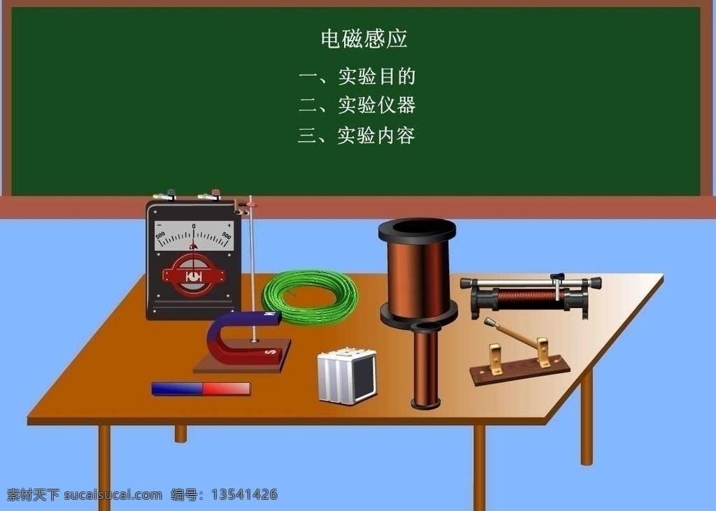 电磁感应 实验仪器 电流 电流测试动画 磁铁试验 电流表 试验 结论 电压 源文件 fla