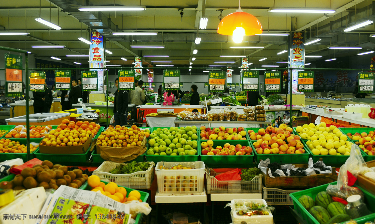 农贸市场 蔬菜 蔬菜市场 水果 蔬菜摊位 素菜批发 生物世界