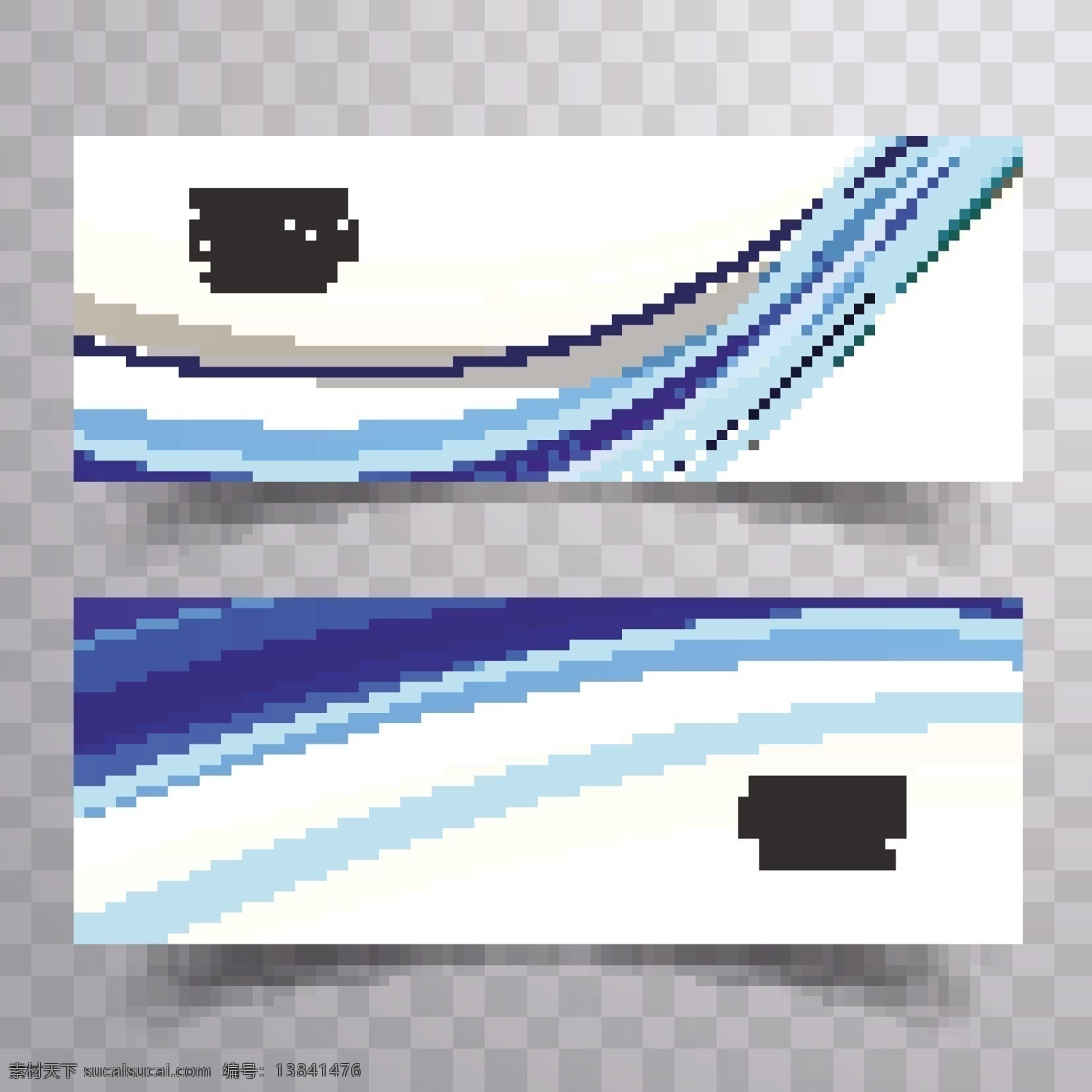 蓝色 波浪形 旗帜 横幅 抽象 模板 几何 波浪 形状 网页 网站 页眉 现代 网络旗帜 信息 几何图形 抽象的形状