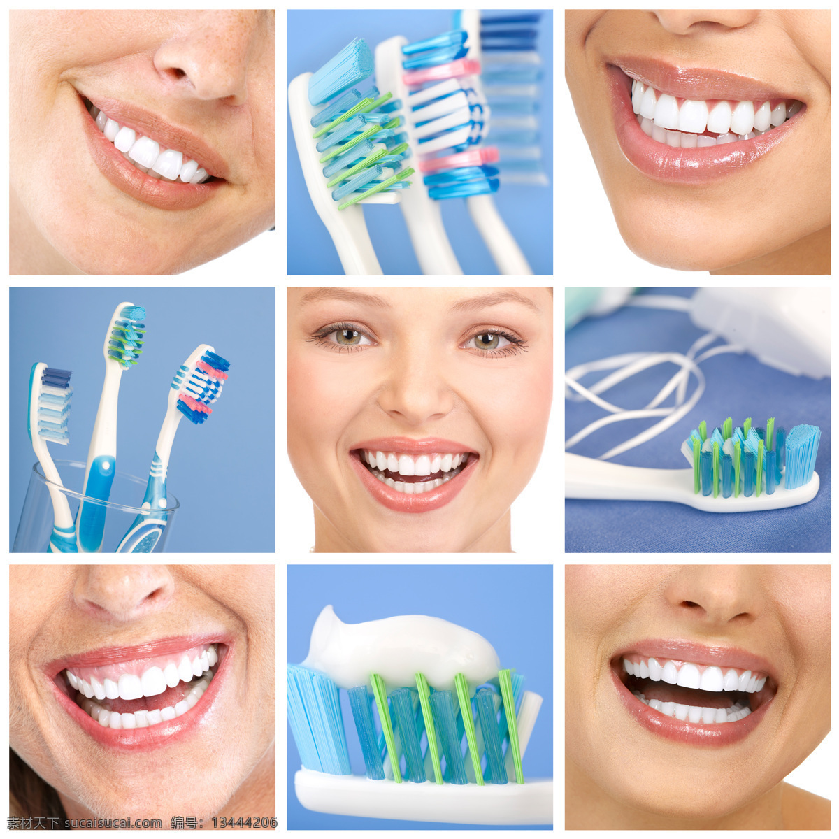 笑脸 牙刷 牙膏 牙齿 牙科 人体器官图 人物图片