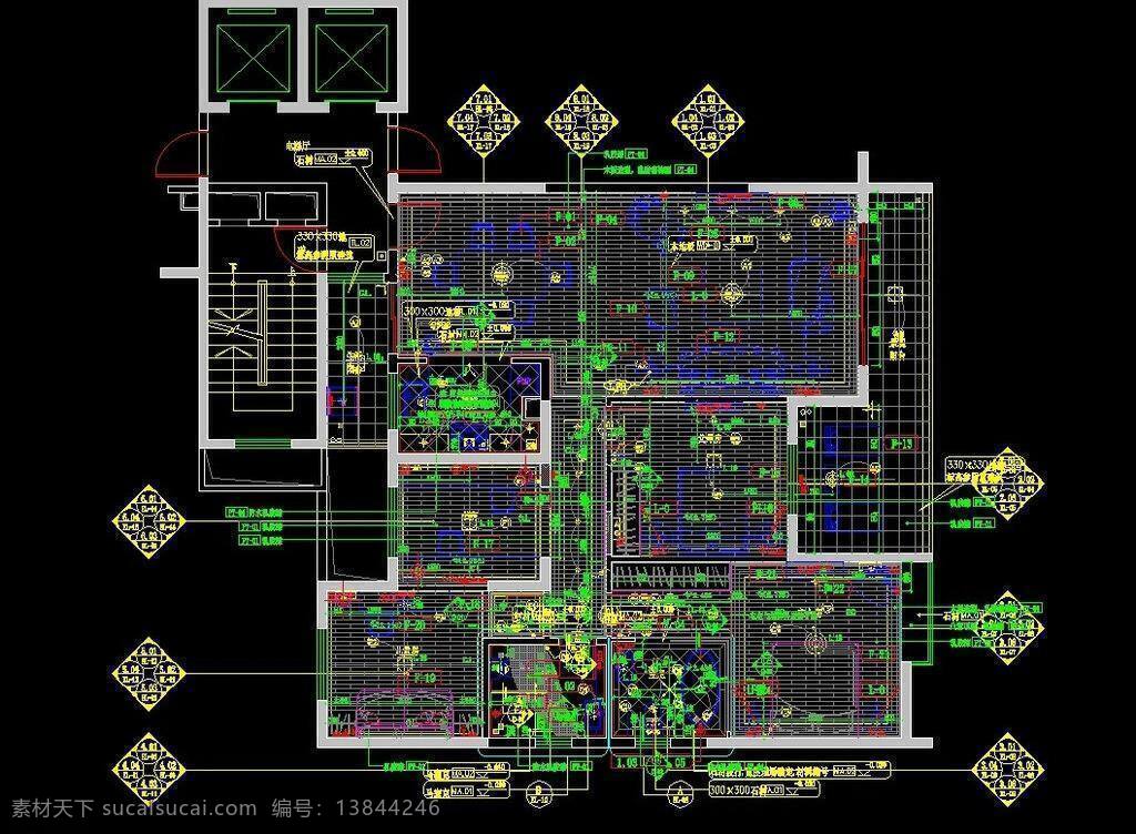 高文 安 套 样板房 cad cad设计图 别墅 家装 施工图 样板间 源文件 施工图纸 3d模型素材 cad施工图