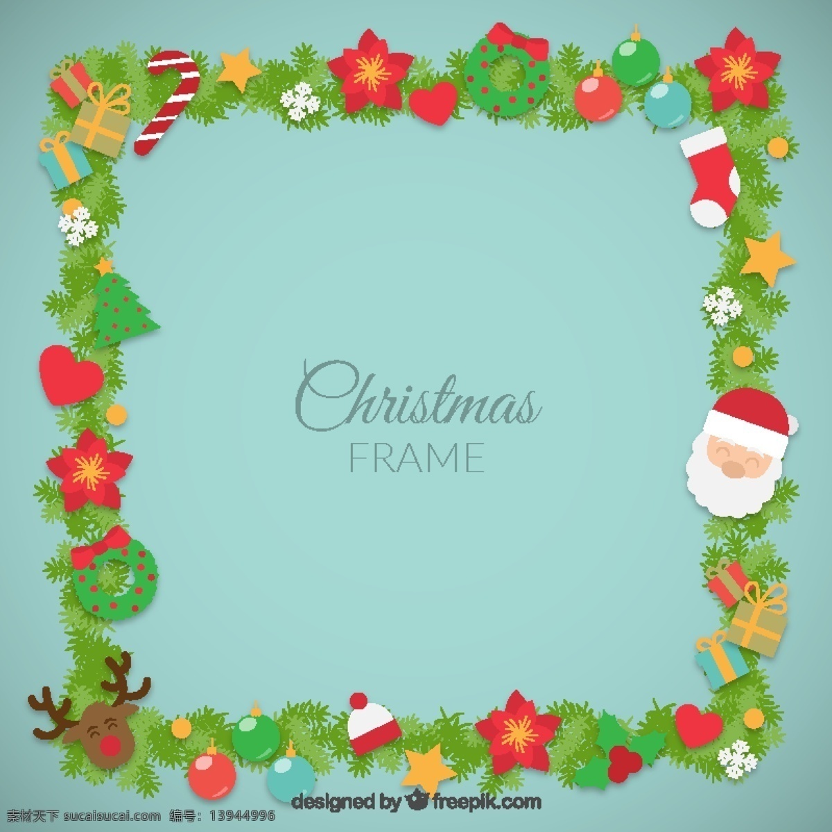 圣诞节 元素 框架 架 心 圣诞快乐 冬天快乐 克劳斯 圣诞老人 圣诞 庆祝 花圈 鹿 父亲的节日 画框 节日快乐 圣诞节图片 青色 天蓝色