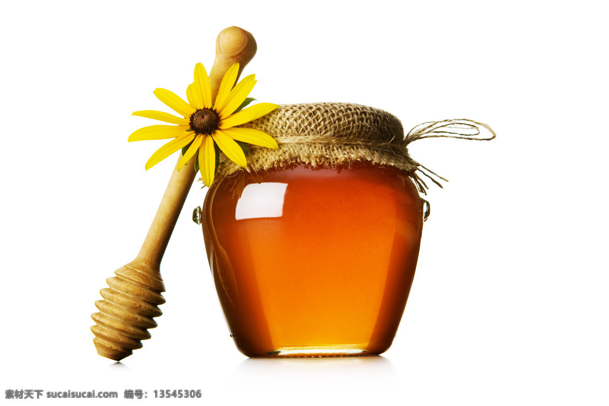 蜂蜜 鲜花 蜜 蜜罐 蜜糖 蜂蜜摄影 美食图片 餐饮美食