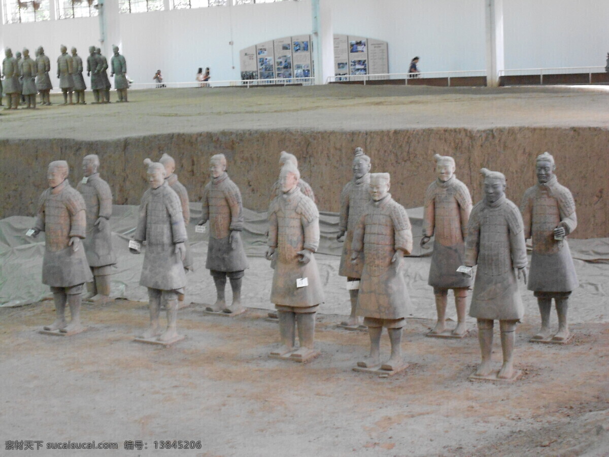 西安旅游 西安 兵马俑 考古 文物 历史 文化艺术 传统文化 灰色
