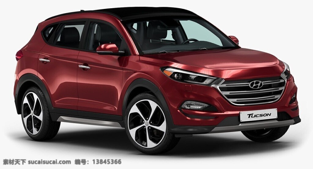 2016 现代 图森 轻 量化 汽车模型 轻量化 suv 模型