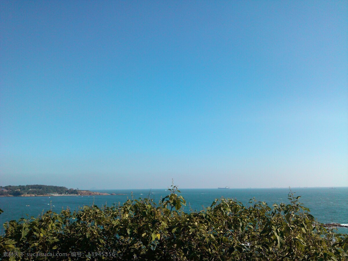 海景 夜晚 大海 青岛 日暮 海水 波浪 蓝天 旅游摄影 自然风景