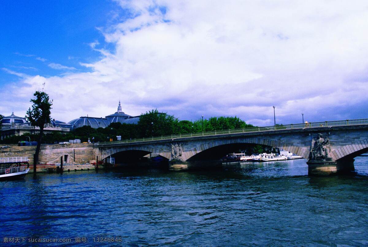 巴黎 风景 蓝天 树 云海 水 生活 旅游餐饮