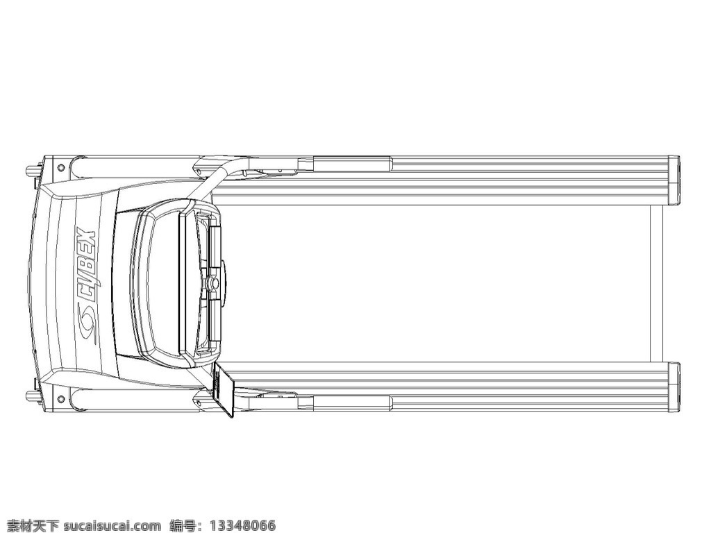 健身器材 跑步机 心肺训练 cad dwg 环境设计 施工图纸