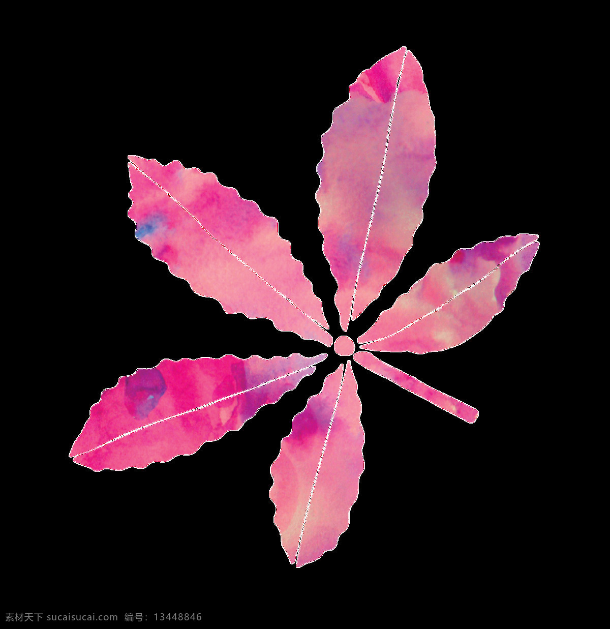 粉色 樱花 树叶 卡通 透明 水彩 免扣 手绘 透明素材 装饰 设计素材 淘宝素材 海报设计装饰 装饰图案