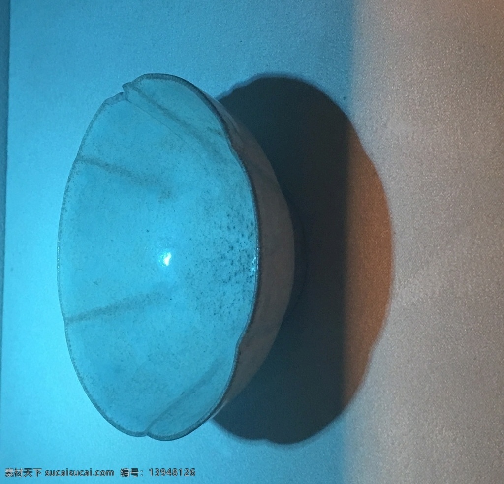 北宋 影 青花 口 碗 官窑 博物馆 文物 瓷器 陶瓷 瓷碗 北宋瓷碗 花口碗 影青花口碗 文化艺术