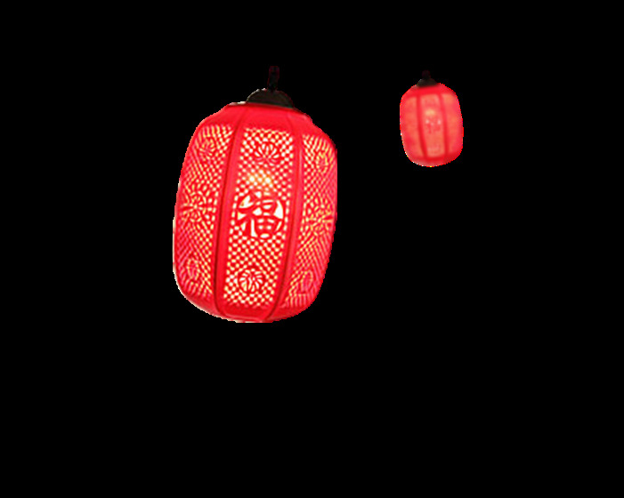 艳丽 俏丽 红色 镂空 灯笼 节日 元素 春节元素 红色灯笼 欢乐元素 节日元素 镂空灯笼