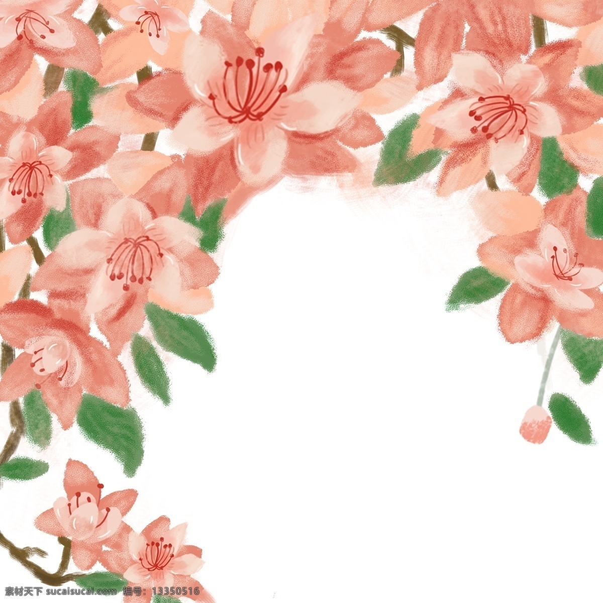 粉红色 的卡 通 手绘 花墙 背景 免 抠 图 万花丛中 鲜花 红色花朵 花朵背景 香花朵朵开