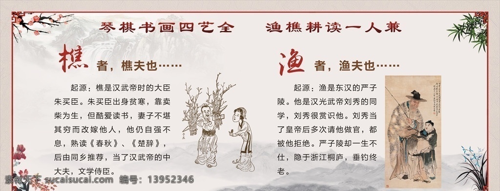 渔樵耕读 渔樵展板 耕读展板 琴棋书画展板 琴棋书画挂画 琴棋书画文化 琴棋书画挂图 琴棋书画培训 琴棋书画画匾 琴棋书画素材 古典琴棋书画 琴棋书画海报 传统琴棋书画 四艺展板 四艺 传统四艺 四艺琴棋书画 中国琴棋书画 中国风展板 水墨 水墨展板 中式 围棋中国风 中国风 中国古典文化 展板设计