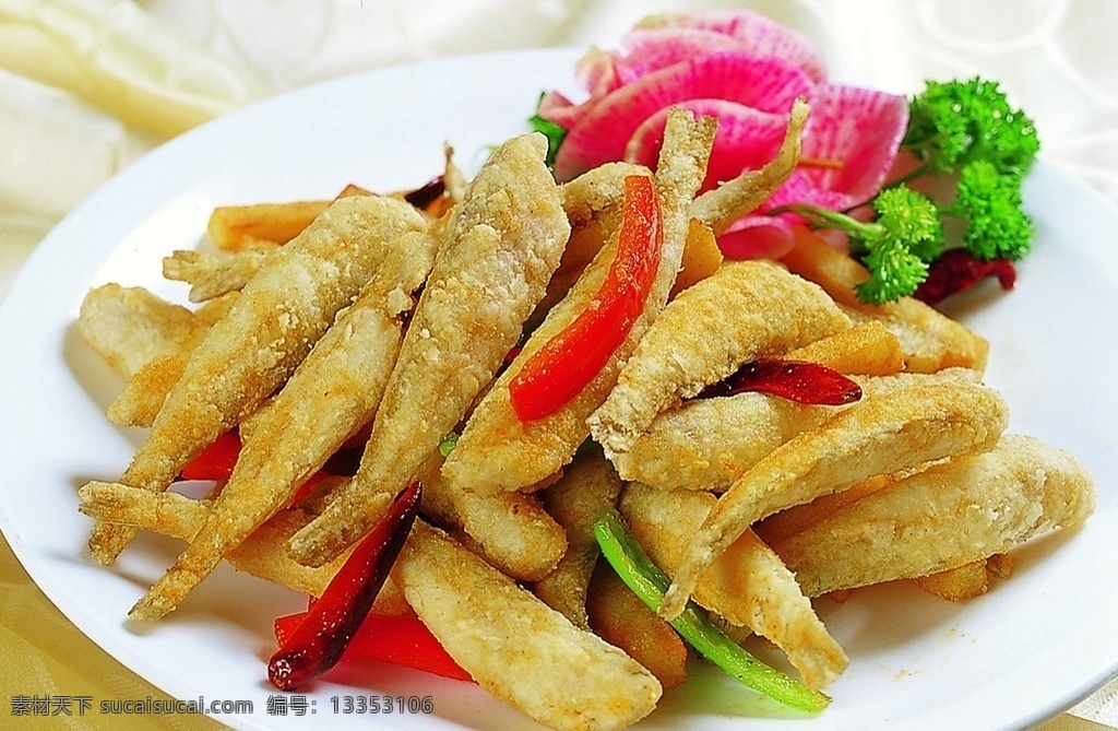 薯条鲨丁鱼 美食 传统美食 餐饮美食 高清菜谱用图