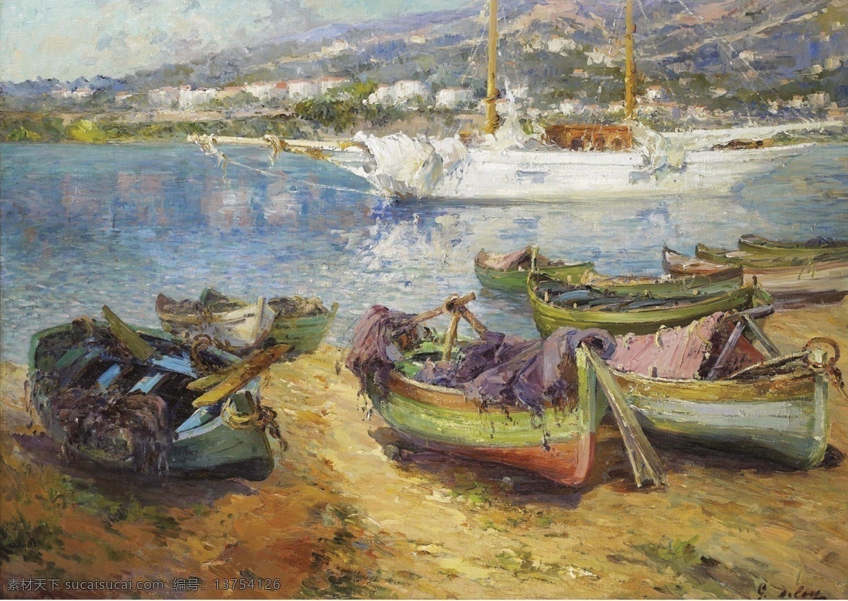 port 大师 画家 风景画 静物 油画 建筑 装饰画 mediterranian deloye gustave 人物 高清 西方 国外 现代 家居装饰素材