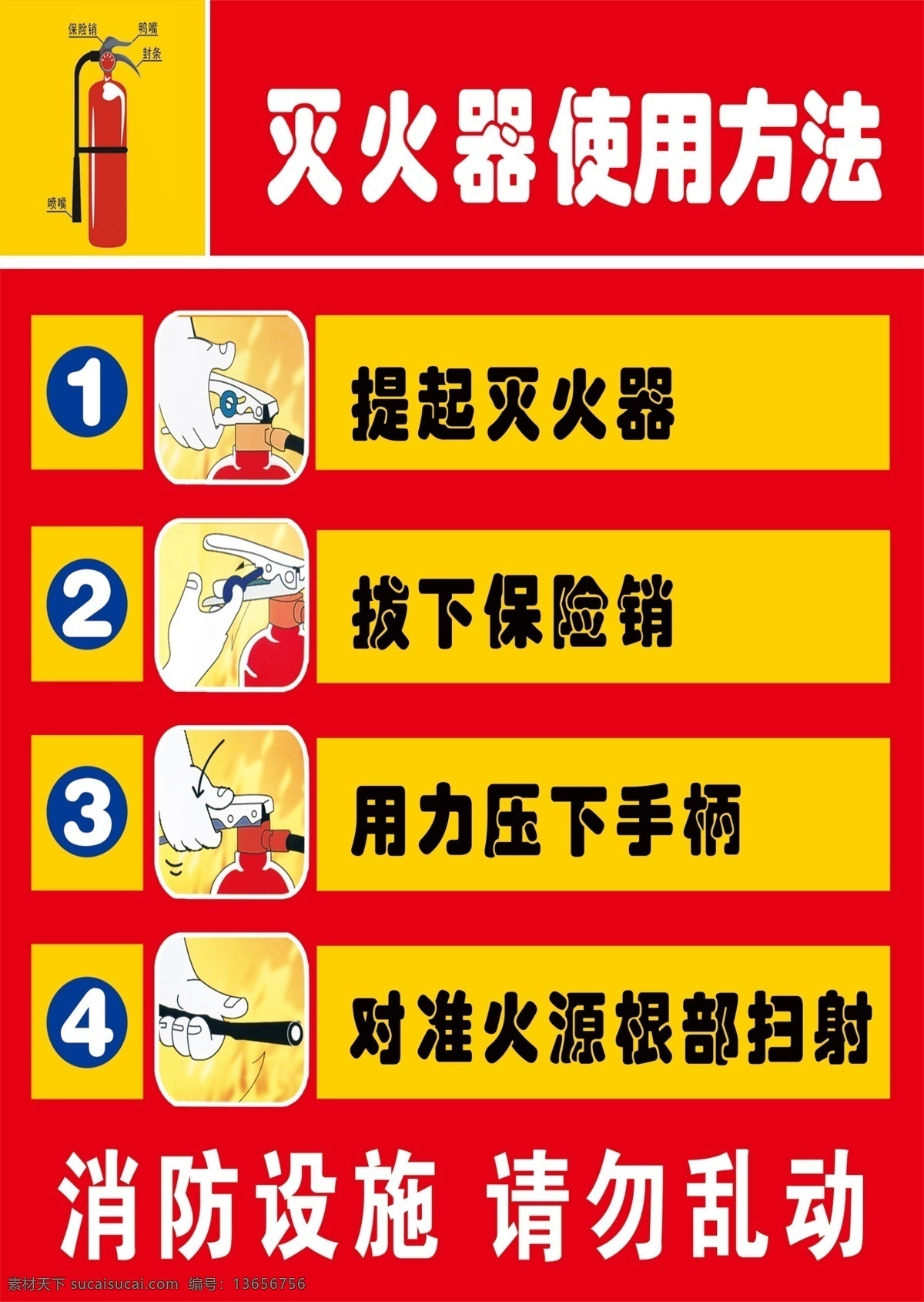 灭火器方式 灭火器 使用方法 灭火方法 灭火器使用 消火栓 灭火 消防安全 分层