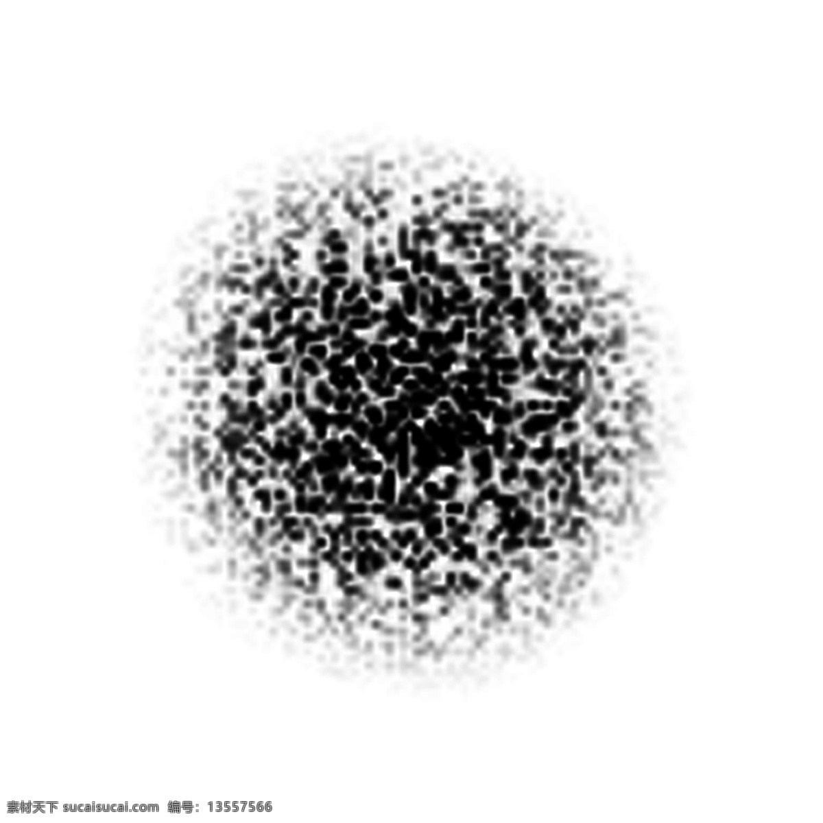 星点 纹理 圆点 笔刷 纹路 点点 星星 手绘 插画 阴影