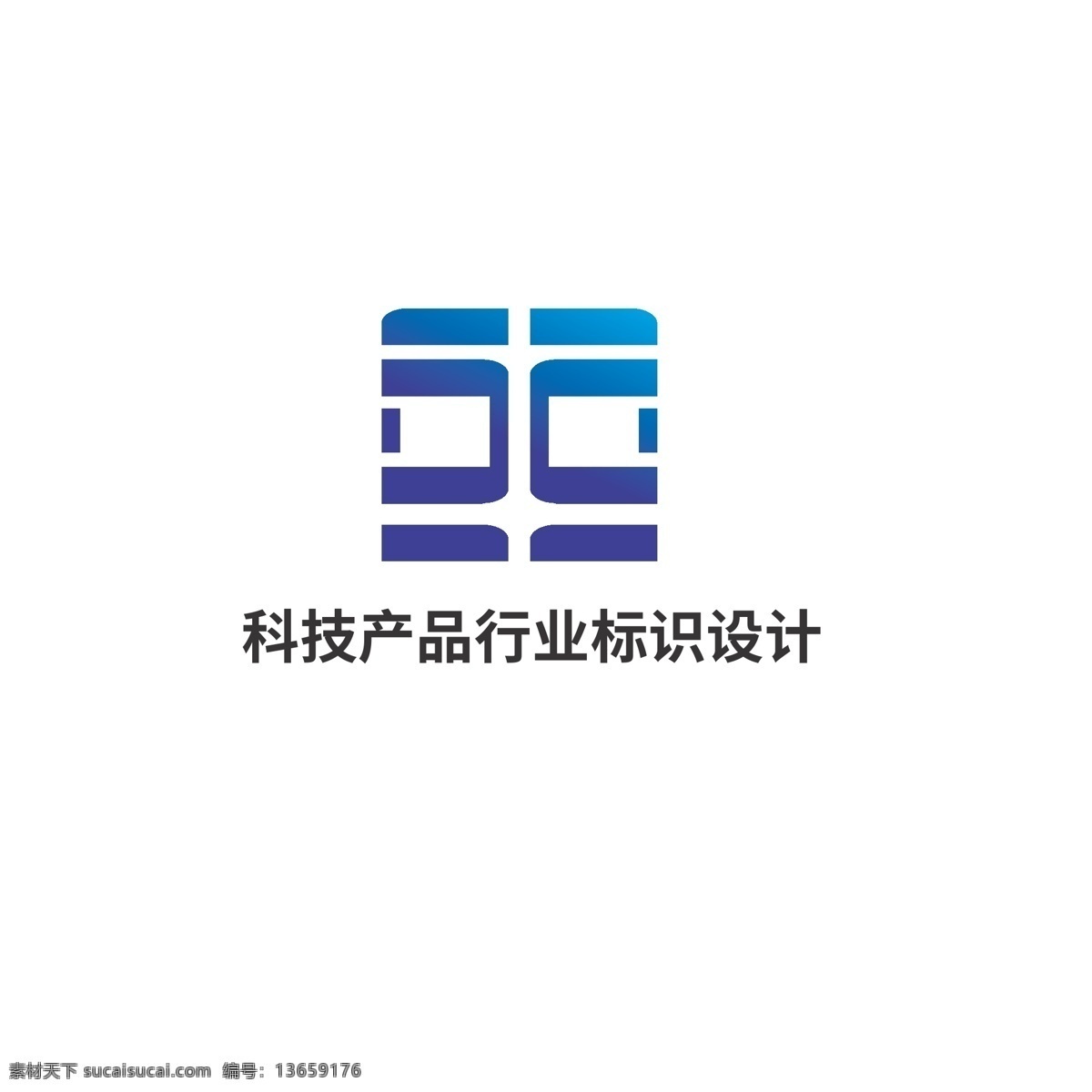 科技产品 行业 标识设计 科技 产品 标识 电路 走线