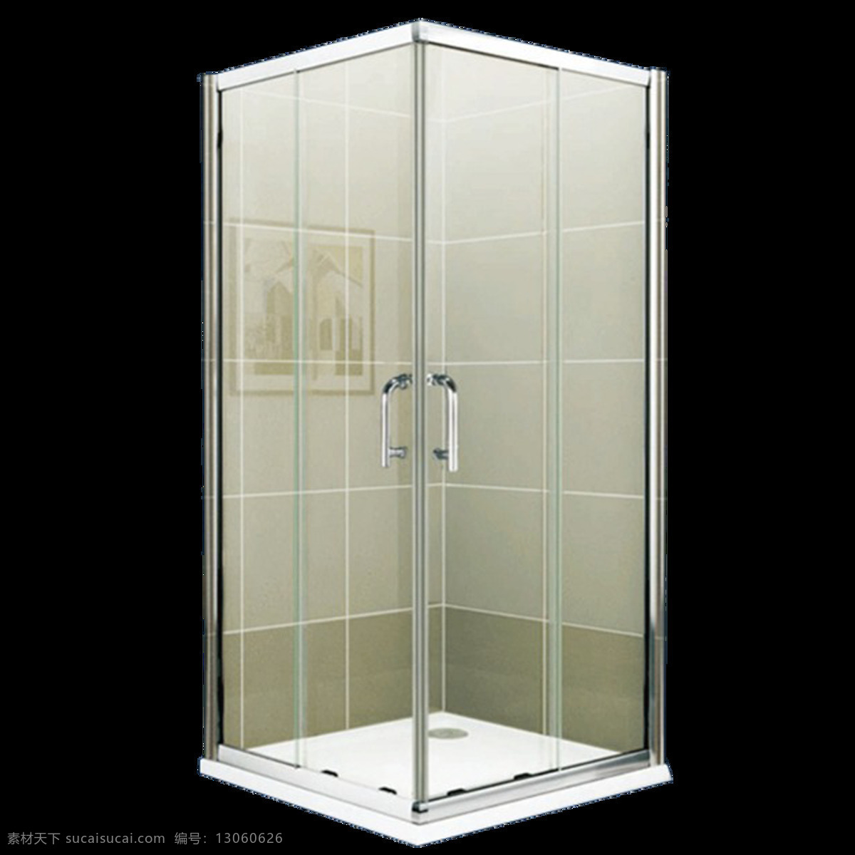 浴室隔间元素 透明 房间 浴室 墙壁 免扣 透明元素