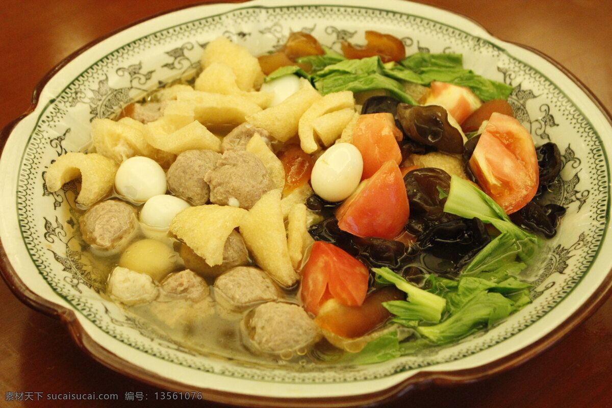 三鲜 肉丸 鹌鹫蛋 杂拌 美食 传统美食 餐饮美食