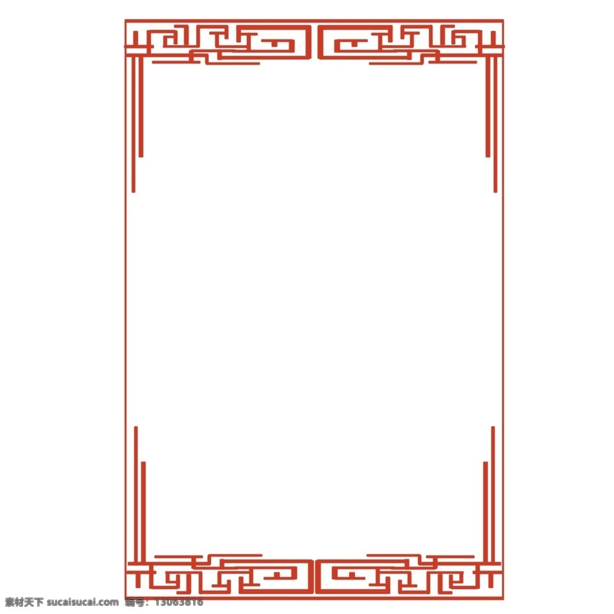 方形 中国 风 花纹 边框 中国风边框 方形边框 装饰 插图 传统 中国风 花纹边框插画