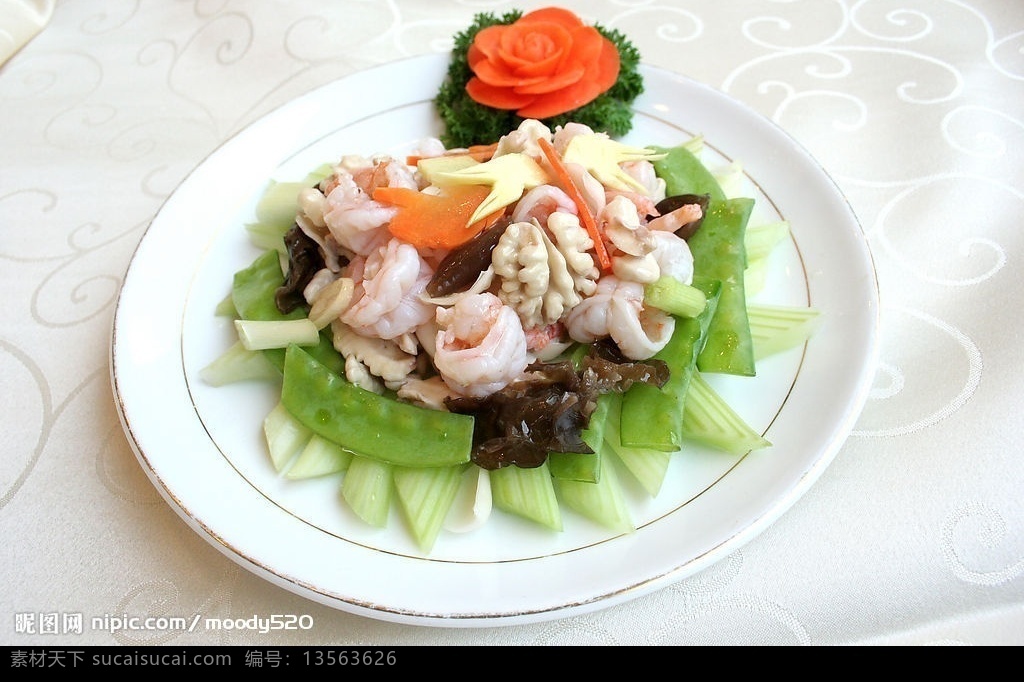 鲜核桃炒虾仁 美食 高档食品 虾 饼 中餐 餐饮美食 传统美食 摄影图库