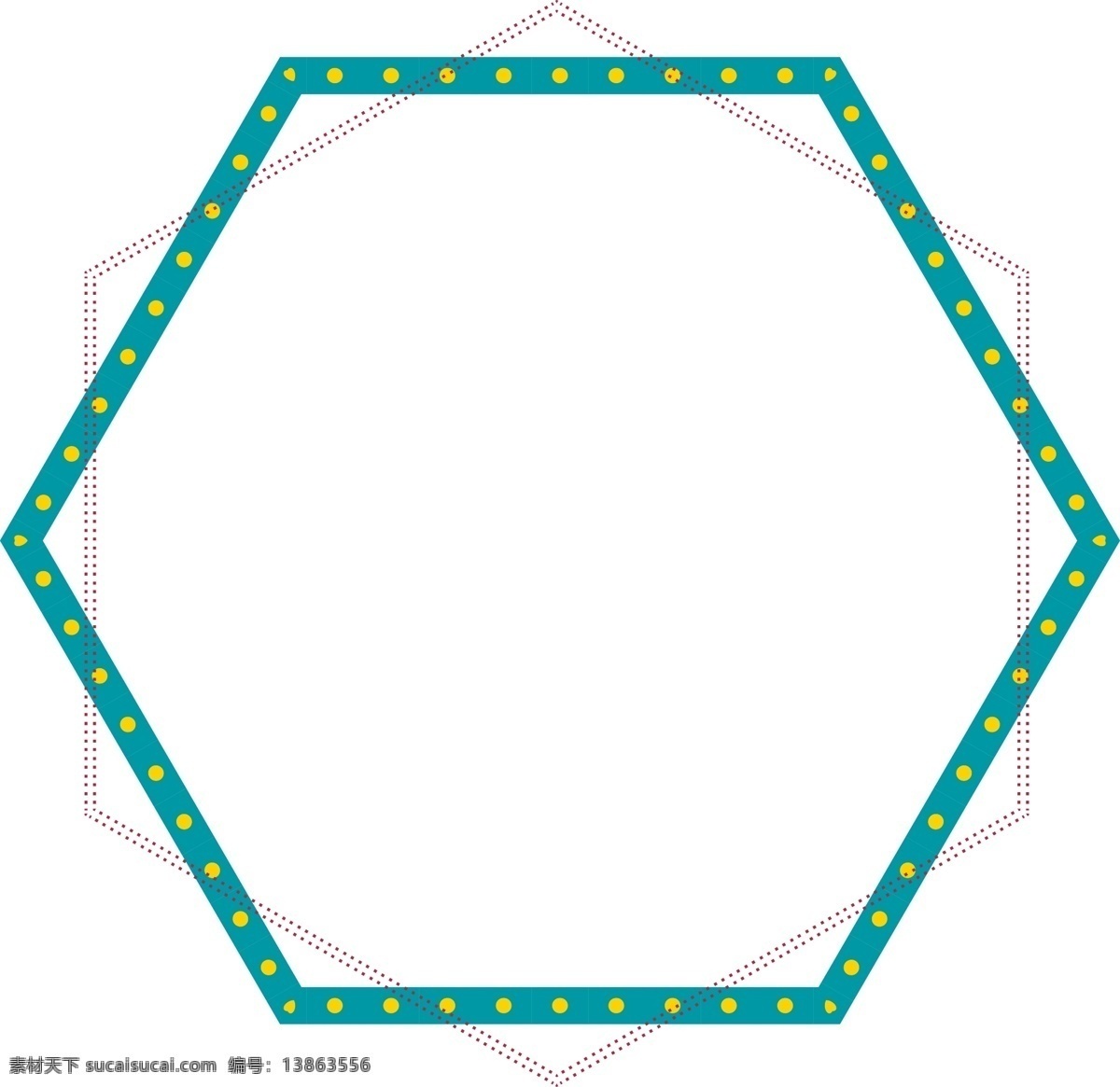 可爱 简约 边框 可爱边框 小清新边框 简约边框 几何边框 唯美边框 六边形边框 蓝色边框 欧式装饰边框 几何 矢量背景 边框纹理