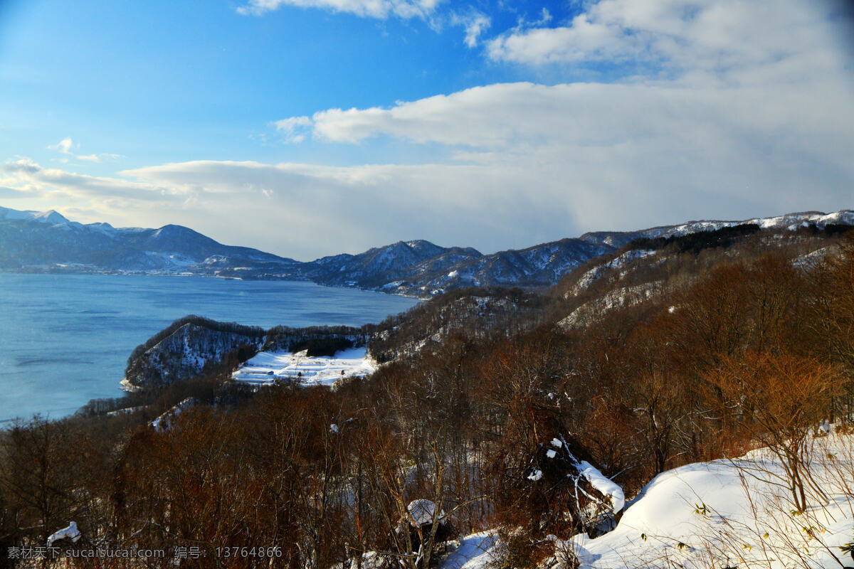 日本 北海道 洞爷湖 风景
