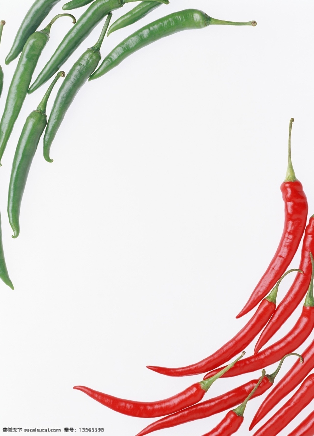辣椒 食物 食物原料 果实 植物 蔬菜 红辣椒 青辣椒 红色 绿色 餐饮美食 食物素材 摄影图库