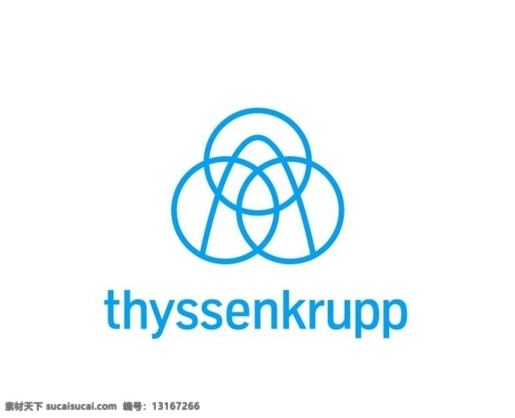 蒂森 克虏伯 logo 德国克虏伯 克虏伯电梯 标志图标 企业 标志