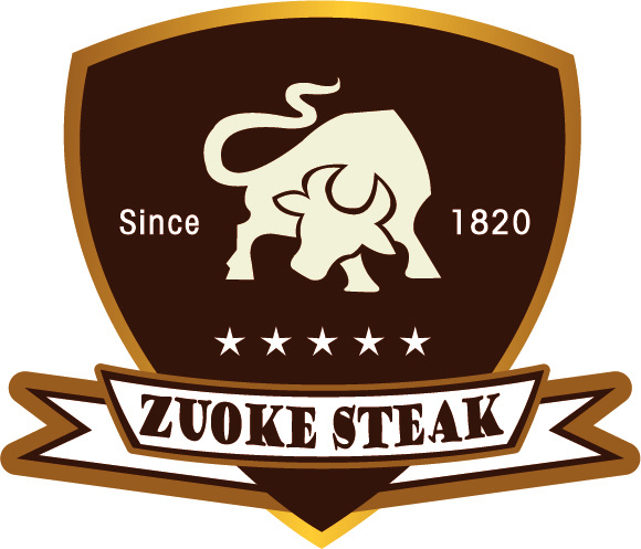 佐 客 牛排 logo 佐客 佐客标志 佐客牛排 zuoke steak 白色