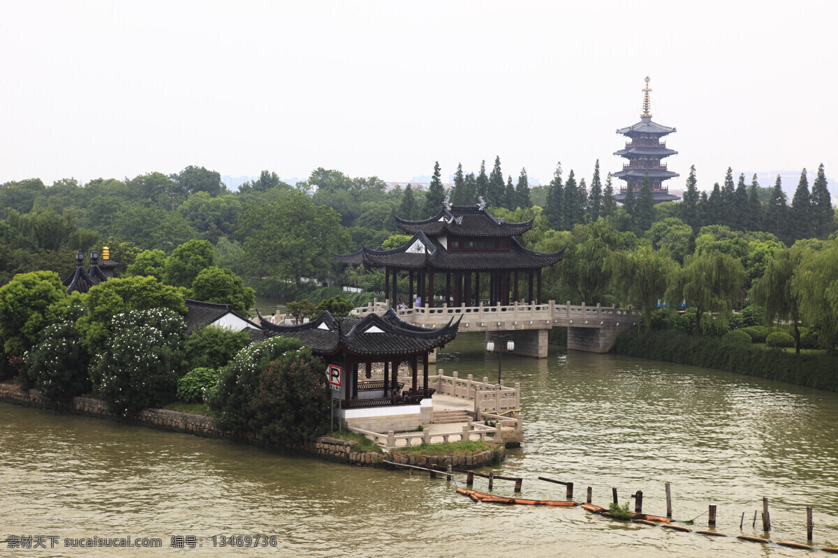 苏州寒山寺 苏州园林 公园 古代建筑 山水 国内旅游 旅游摄影 皇家园林 十七拱桥 落日 蓝天 昆明湖 湖泊 游船 风景名胜 自然景观