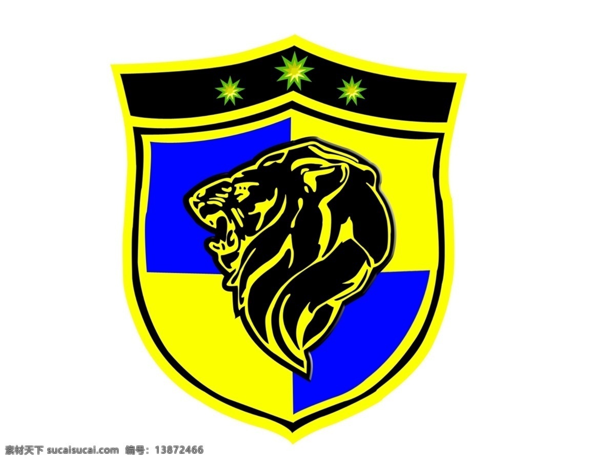 狮子头标志 狮头 商标 标志 分层 源文件