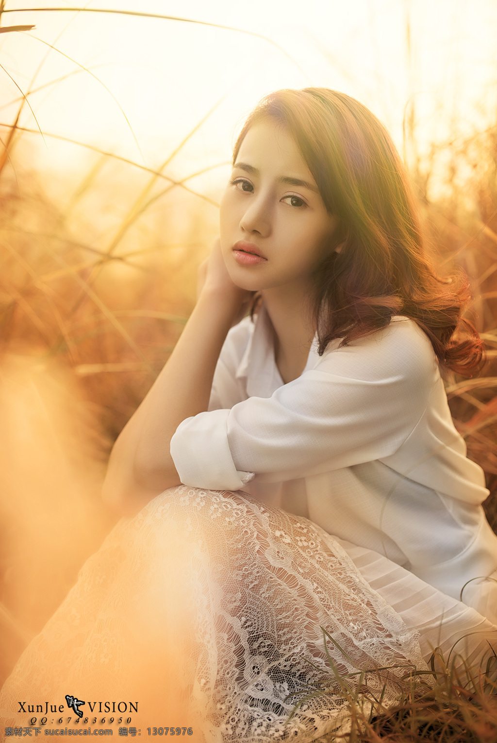 秋天的颜色 秋天 色彩 美女 长发美女 梦幻 人物图库 女性女人